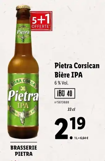 Pietra corsican bière IPA