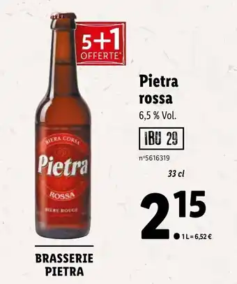 Lidl Pietra rossa offre