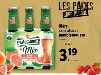 Lidl Bière Sans Alcool Pamplemousse offre