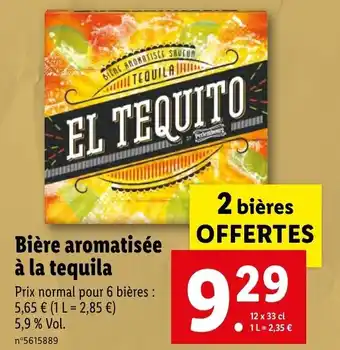 Lidl Bière Aromatisée à La Tequila offre