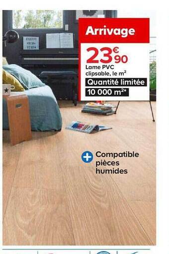 Castorama Lame Pvc Clipsable offre