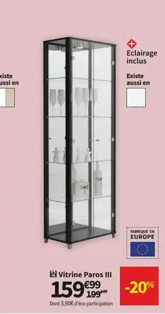 Conforama Vitrine Paros III offre