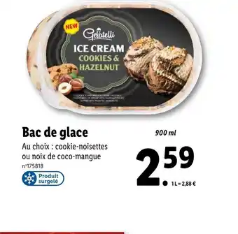 Lidl Bac de Glace offre
