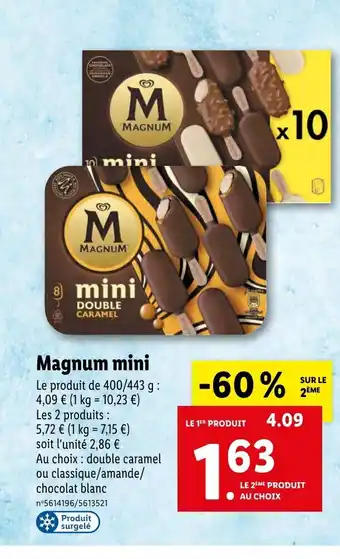 Lidl Magnum Mini offre