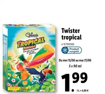 Lidl Twister Tropical offre