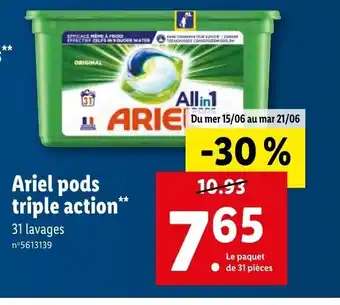Ariel Pods Triple Action