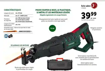 Lidl Scie Sabre offre