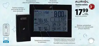 Lidl Auriol Station Météo offre