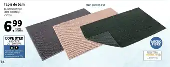 Lidl Tapis de Bain offre
