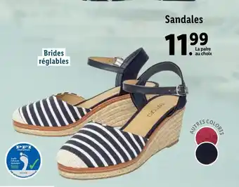 Lidl Sandales offre