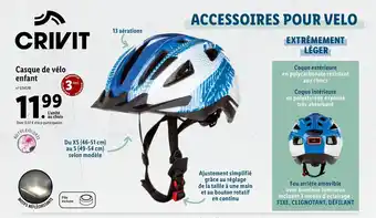 Lidl Casque de Vélo Enfant offre