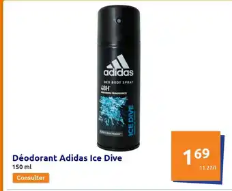 Action Déodorant Adidas Ice Dive offre