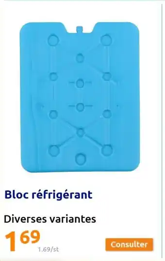 Action Bloc Réfrigérant offre