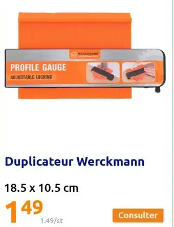 Action Duplicateur Werckmann offre