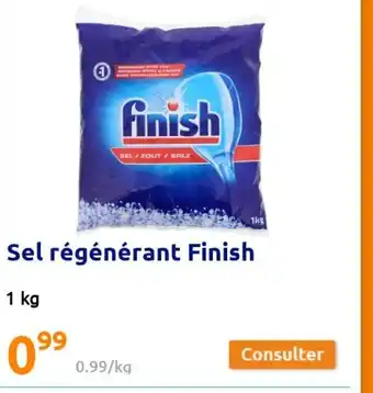 Action Sel Régénérant Finish 1kg offre