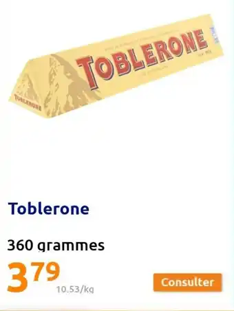 Action Toblerone offre
