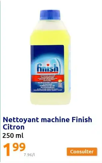 Action Nettoyant Machine Finish Citron offre