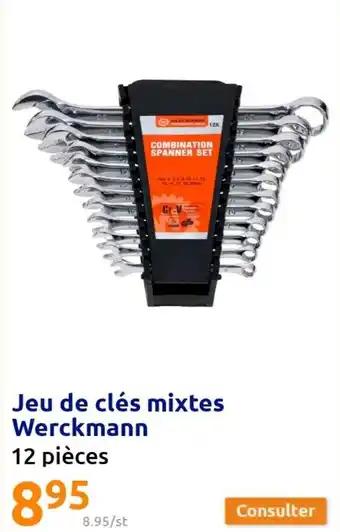 Action Jeu de Clés Mixtes Werckmann offre