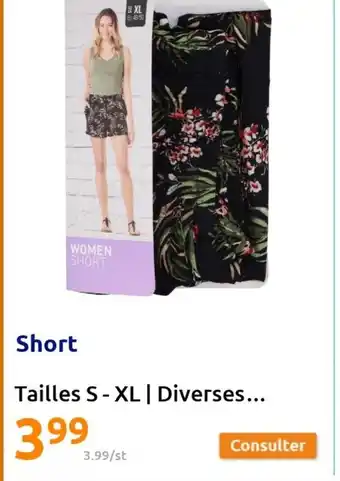 Action Short offre