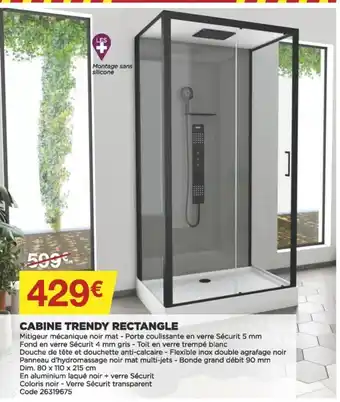 Cabine Trendy Rectangle