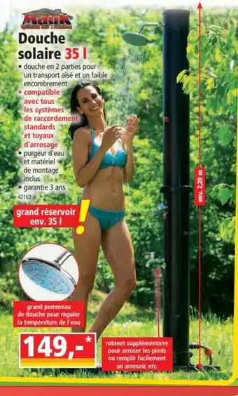 Norma Douche Solaire 35I offre