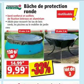 Norma Bâche de Protection Ronde offre
