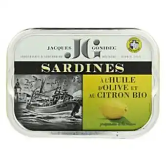 Naturalia Sardines à l'huile d'olive et au citron 115g offre
