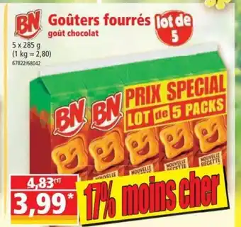 Norma BN Goûters Fourrés offre