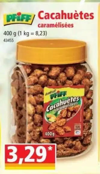 Norma Priff Cacahuètes Caramélisées offre