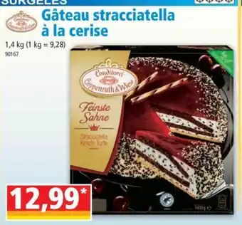 Norma Gâteau Stracciatella à La Cerise offre