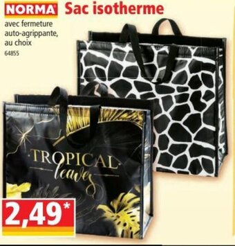 Norma Sac Isotherme offre