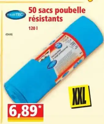 Norma 50 sacs Poubelle Résistants offre