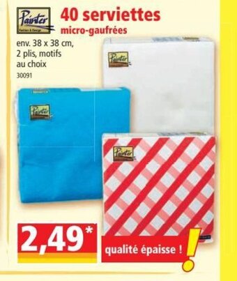 40 Serviettes