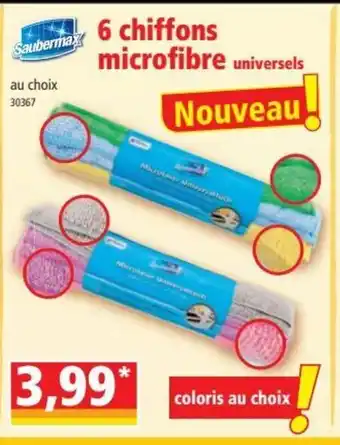 Norma 6 Chiffons Microfibre offre