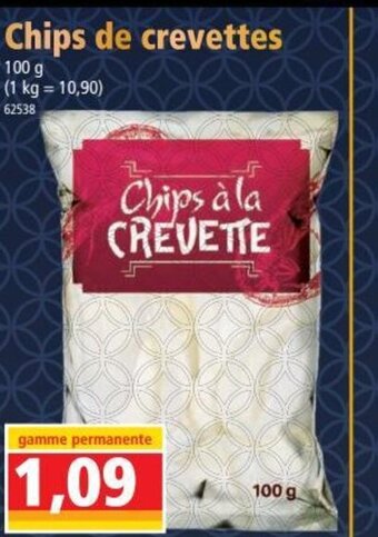 Norma Chips de Crevettes offre
