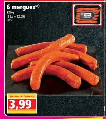 Norma 6 Merguez offre