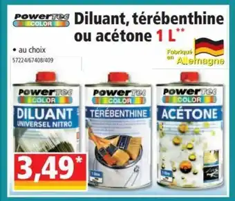 Power Diluant Térébenthine Ou Acétone