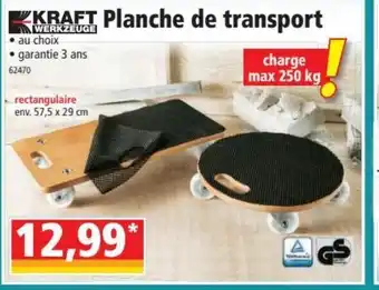 Norma Planche de Transport offre