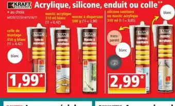 Norma Acrylique Silicone Enduit Ou Colle offre