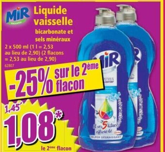 Norma Mir Liquide Vaisselle offre