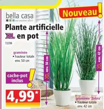 Norma Bella Casa Plante Artificielle En Pot offre