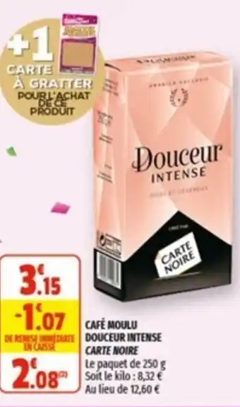 Coccimarket Café Moulu Douceur Intense Carte Noire offre