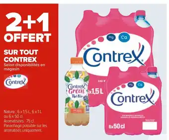 Carrefour Contrex bon plan sur tout contrex offre