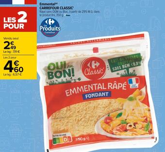Carrefour Carrefour emmental offre