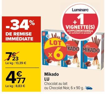 Carrefour Lu mikado offre