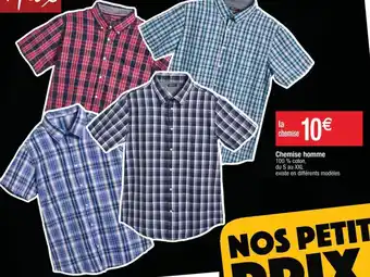 Cora x Carrefour Chemise homme offre