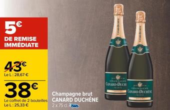 Carrefour Canard duchêne champagne brut offre