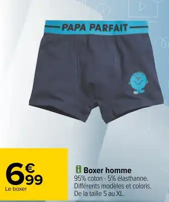 Boxer homme