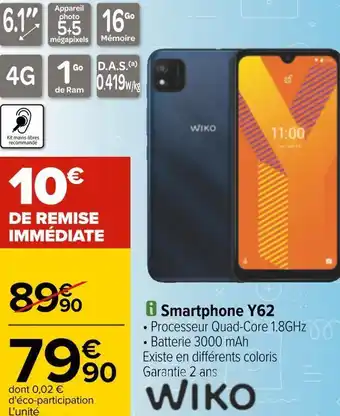 Wiko smartphone y62