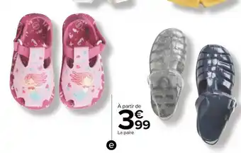 Carrefour Sandale d'eau enfant offre